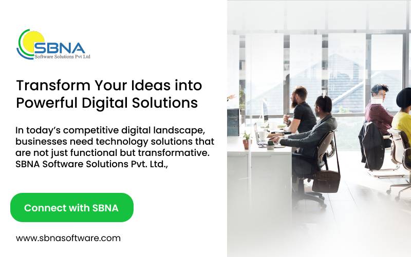Custom Software, Mobile App & Web Application Development | SBNA Software Solutions